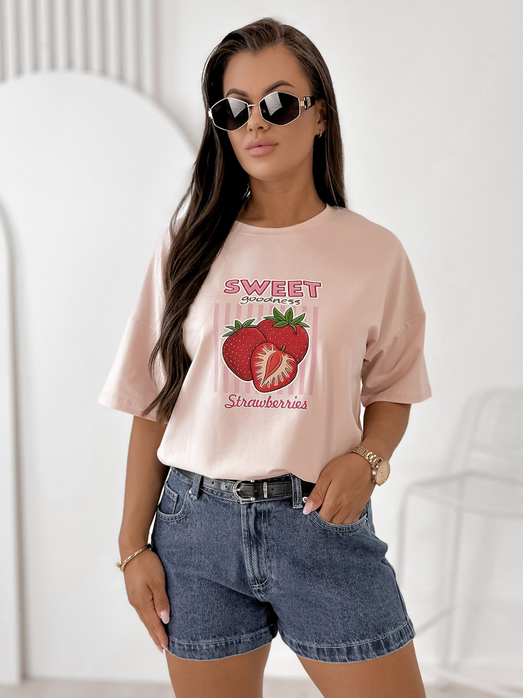 BLUZA DRIZZE ROZ PUDRAT