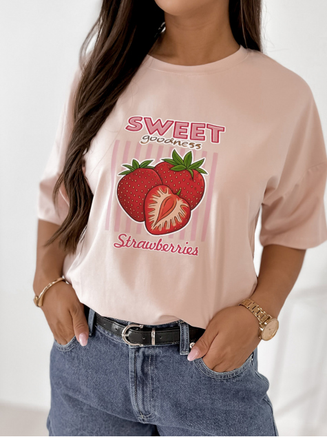 BLOUSE DRIZZE ROSE POUDRE