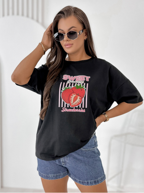 BLUSE DRIZZE SCHWARZ