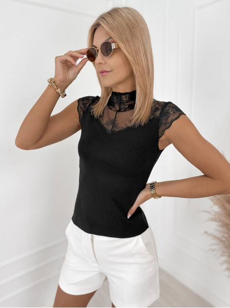 BLOUSE FINNIE NOIR