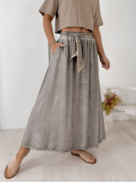 SKIRT MAVEN GREY