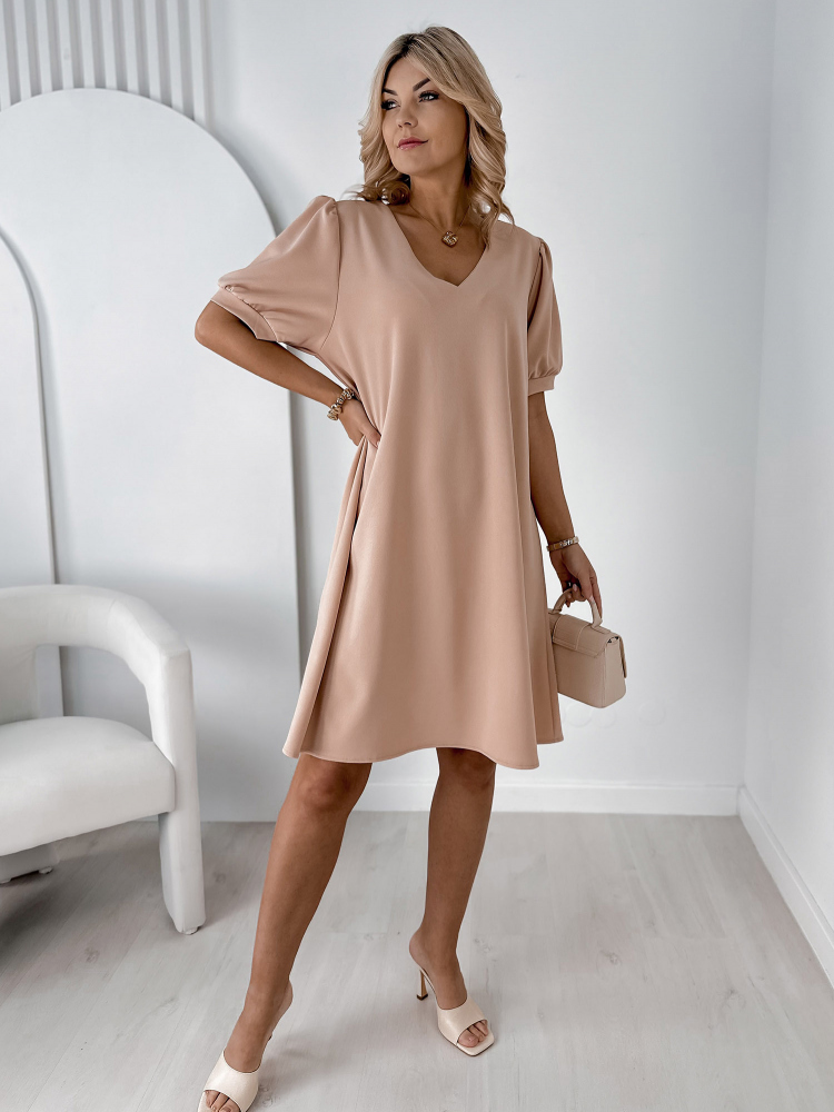 DRESS FREDERIC PEACH