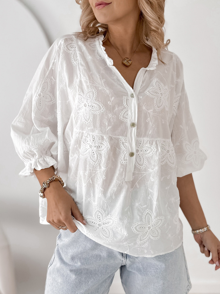 BLOUSE WERTER WHITE