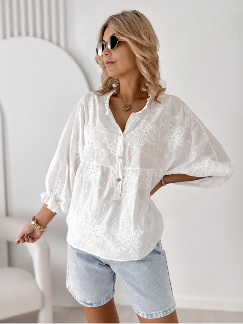 BLUSE WERTER WEISS