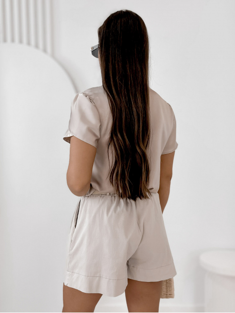 BLUZA DOLORES BEJ INCHIS