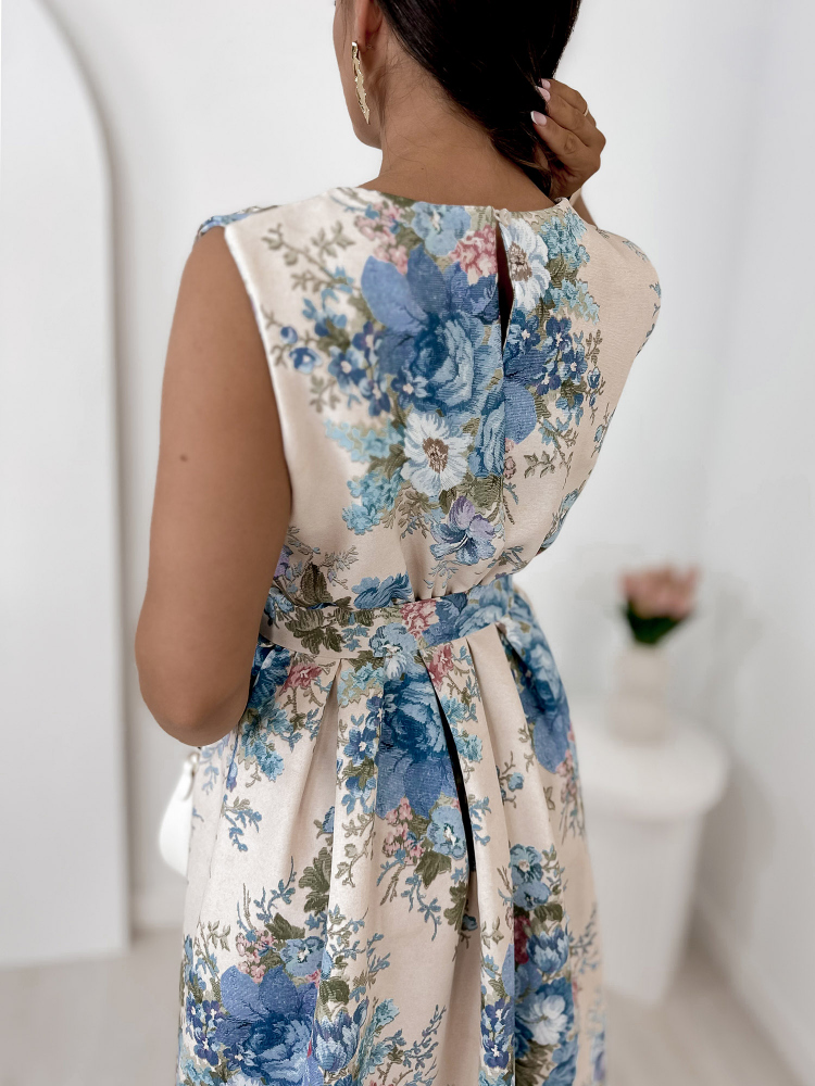 ROBE BLEU AUGUSTA