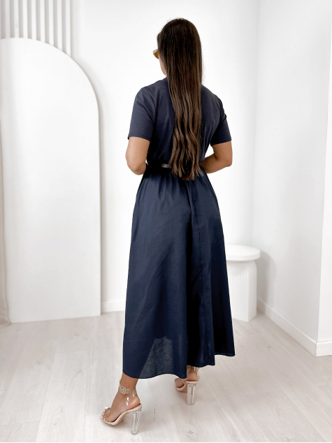 DRESS ANESSE NAVY BLUE