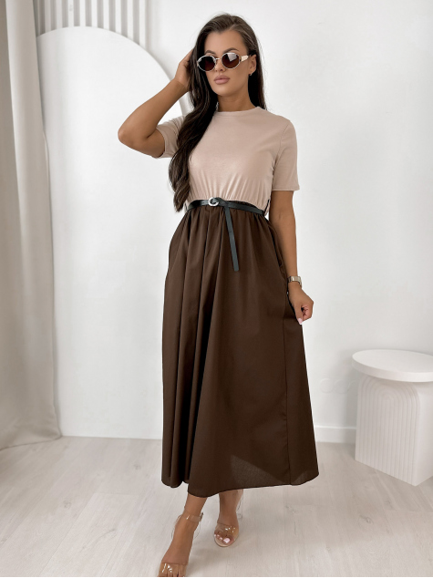 KLEITA ANESSE BEIGE-BRŪNA