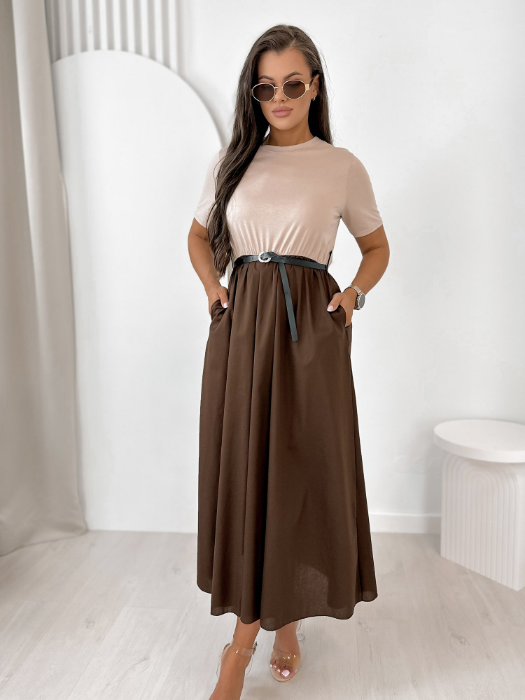 ROCHIE ANESSE BEIGE-MARO