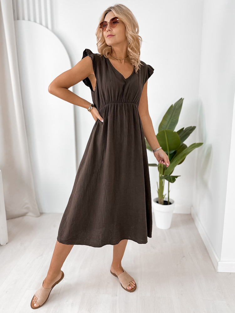 KLEID DANGLAR BRAUNE
