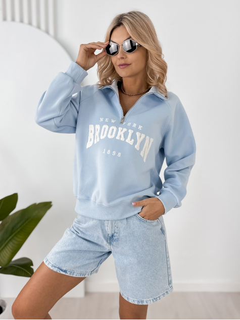 SWEATSHIRT HALSEY BLAU