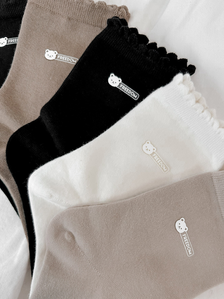 CHAUSSETTES DE CHEVILLE PAQUET DE 5 AURA SIX