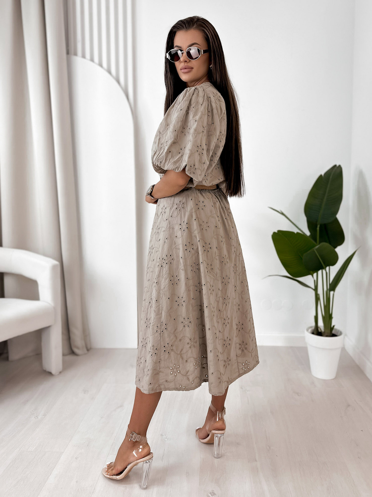 SET BETSY DARK BEIGE