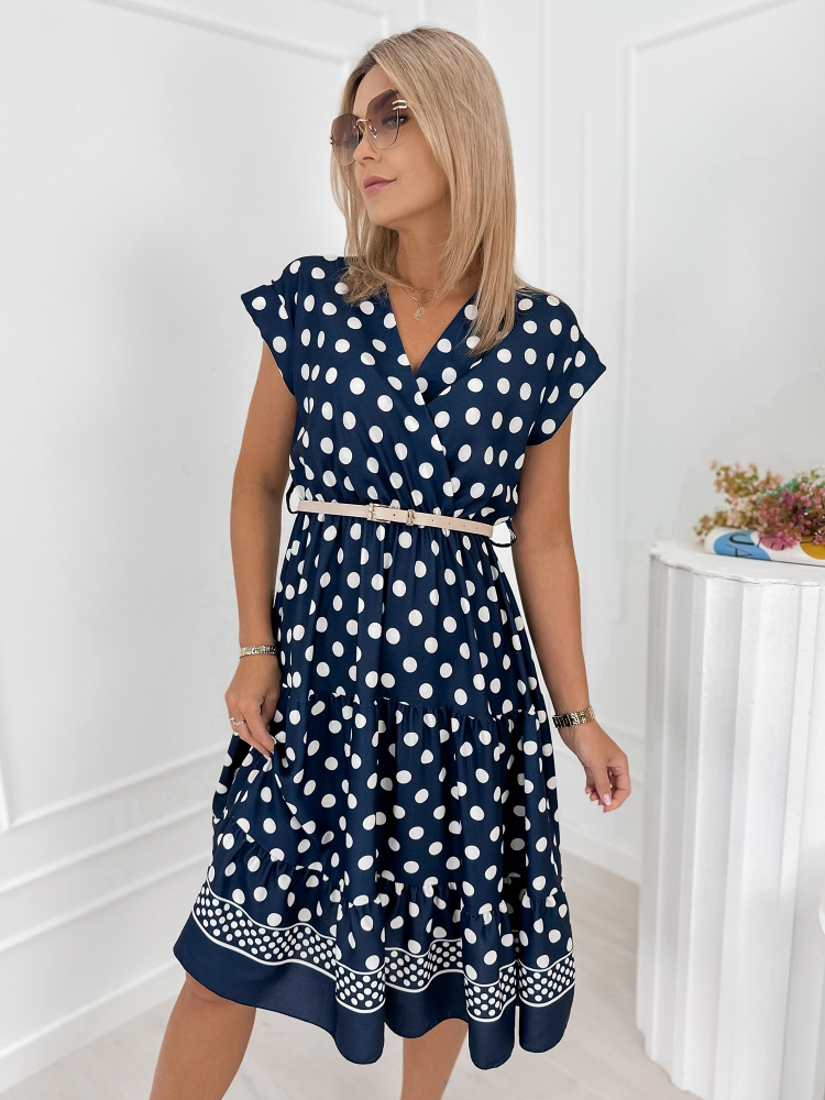 DRESS HOLLY NAVY BLUE