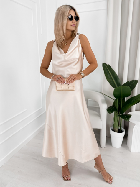 ROBE GRANCE BEIGE