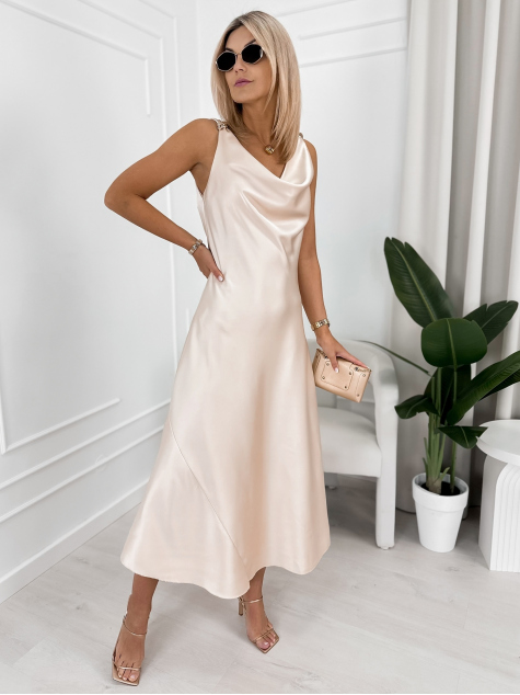 KLEID GRANCE BEIGE
