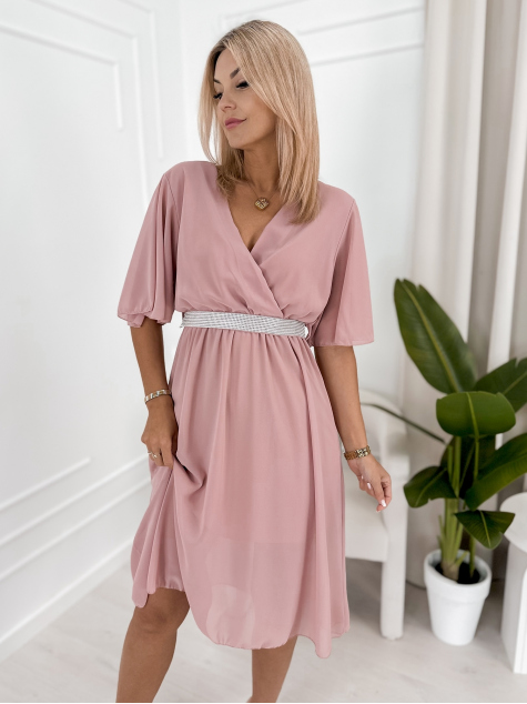 DRESS VELMA POWDER PINK