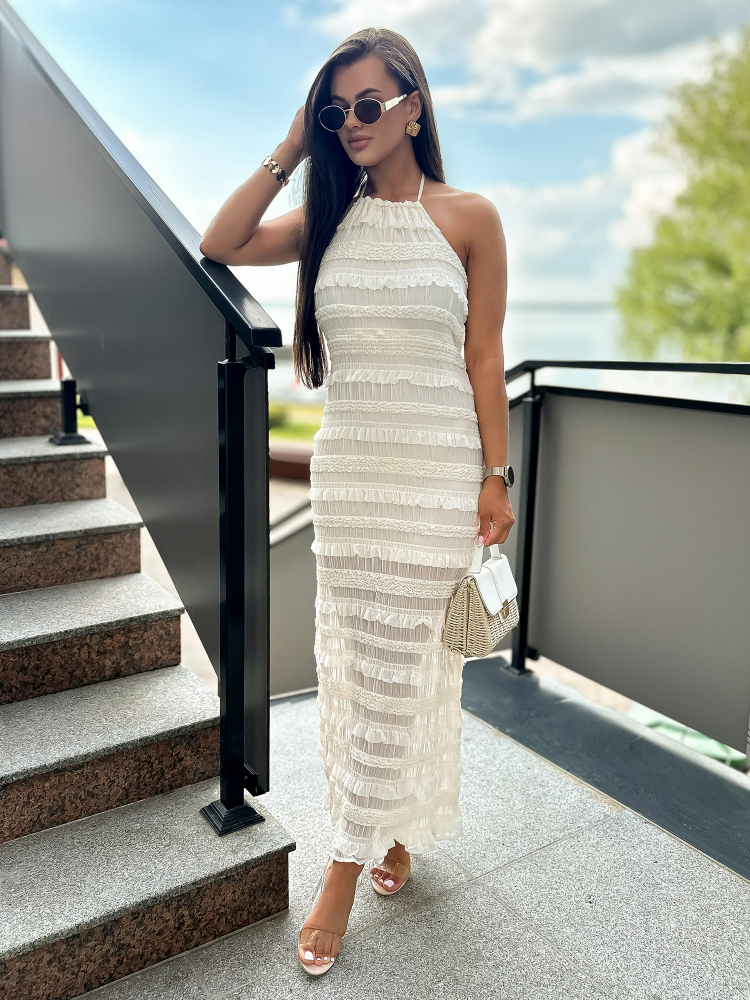 DRESS FERANDE ECRU