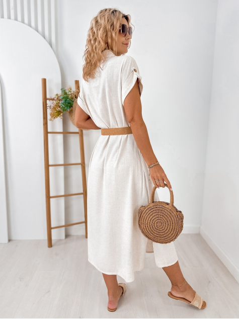 DRESS LOOMIS BEIGE