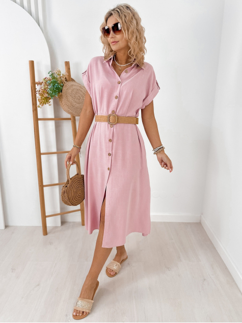 ROBE LOOMIS ROSE POUDRE