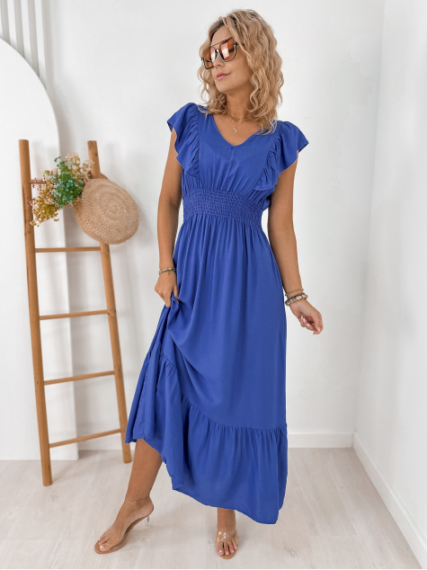 KLEID HARIGAN BLAU
