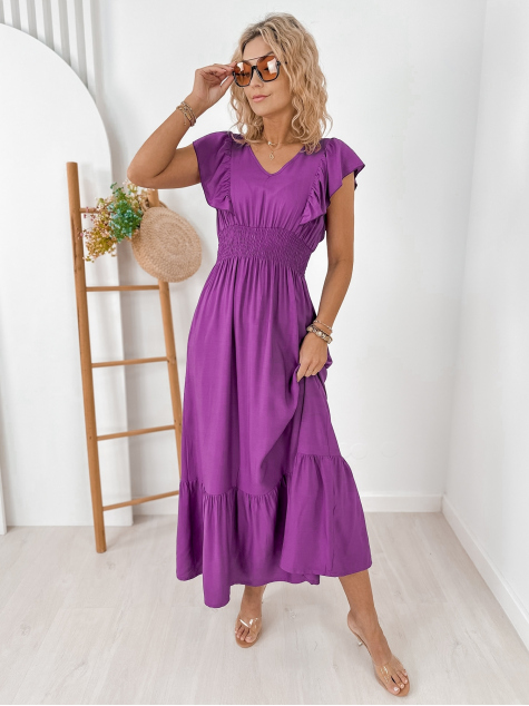 DRESS HARIGAN FUCHSIA