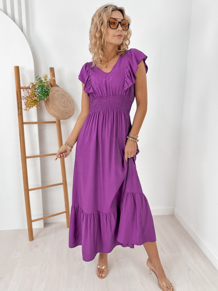 ROBE HARIGAN FUCHSIA