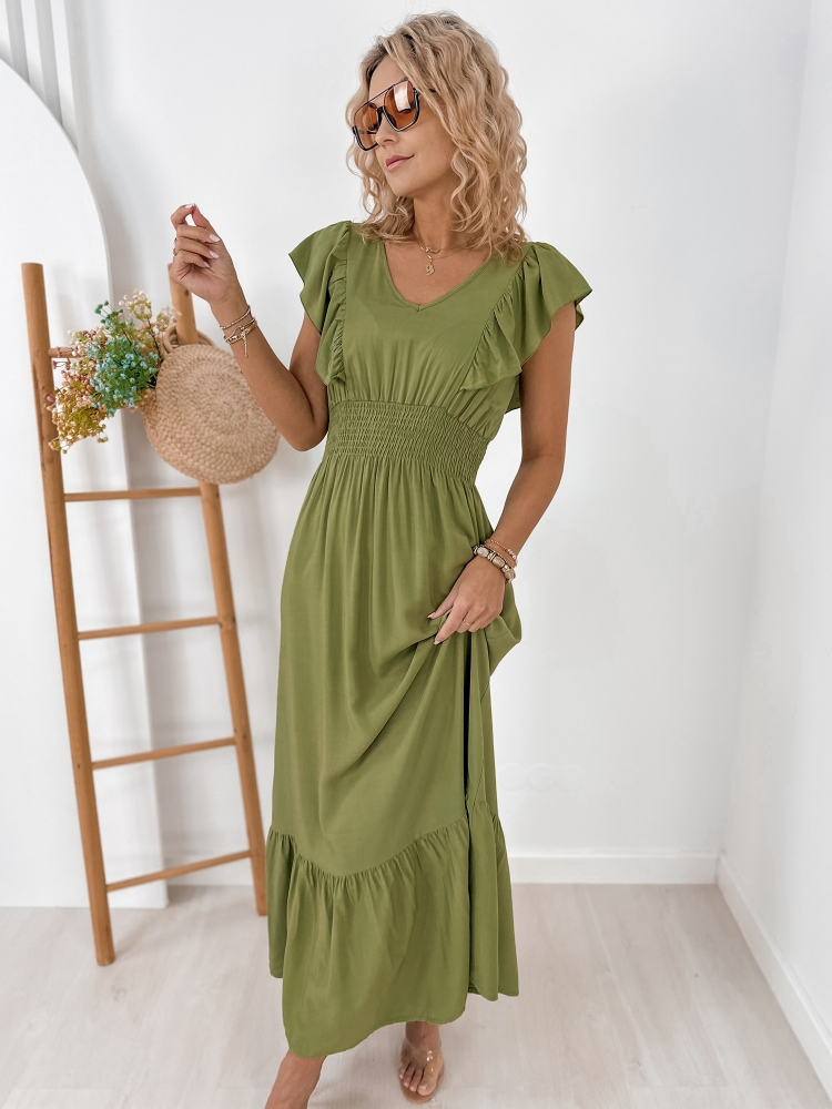 KLEID HARIGAN GRÜN