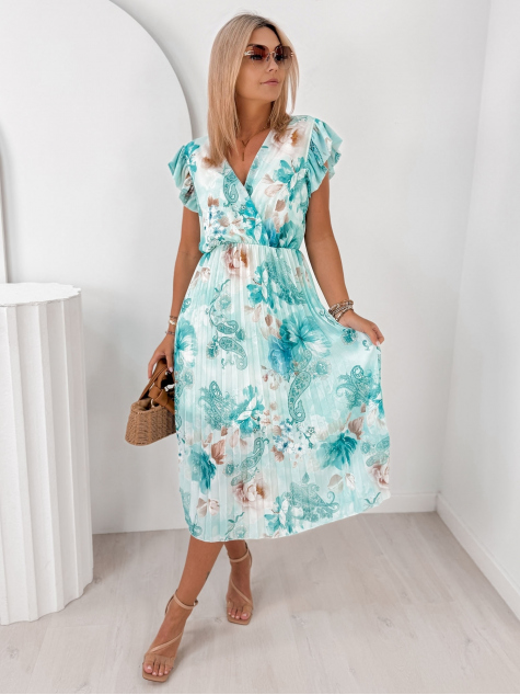 ROBE REMINE TURQUOISE