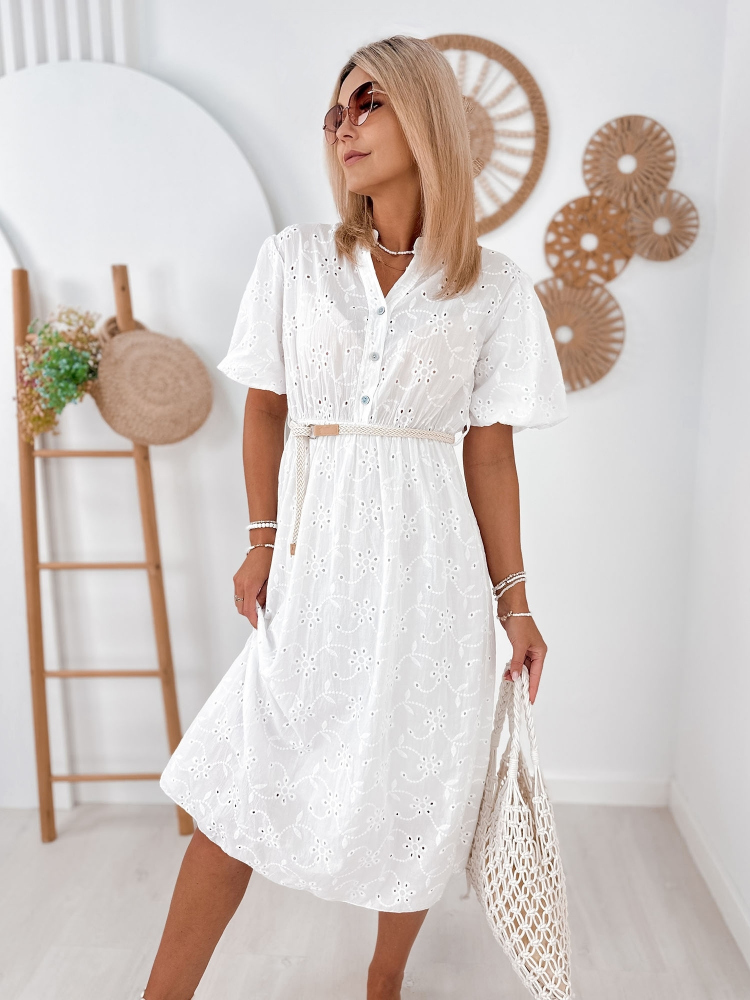ROBE ELWOOD BLANC