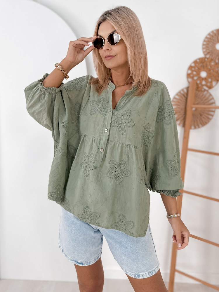 BLOUSE PISTACHIO VERTER
