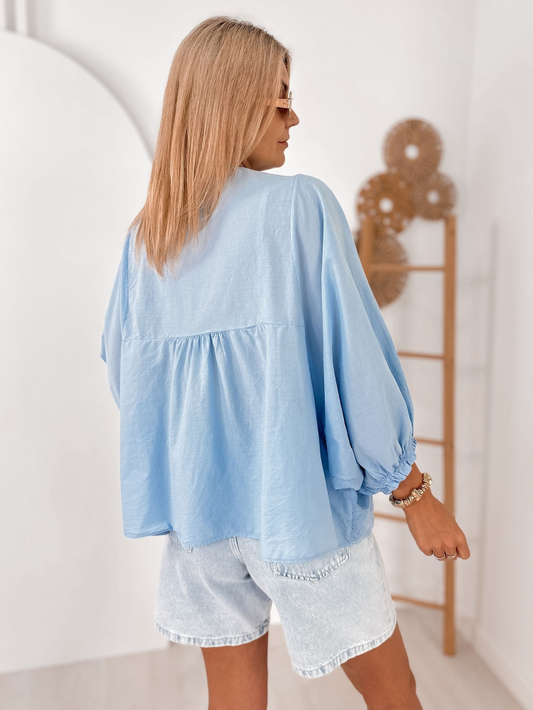 BLOUSE VERTER BLUE