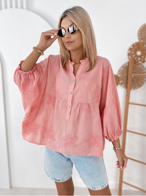 BLOUSE VERTER CORAL