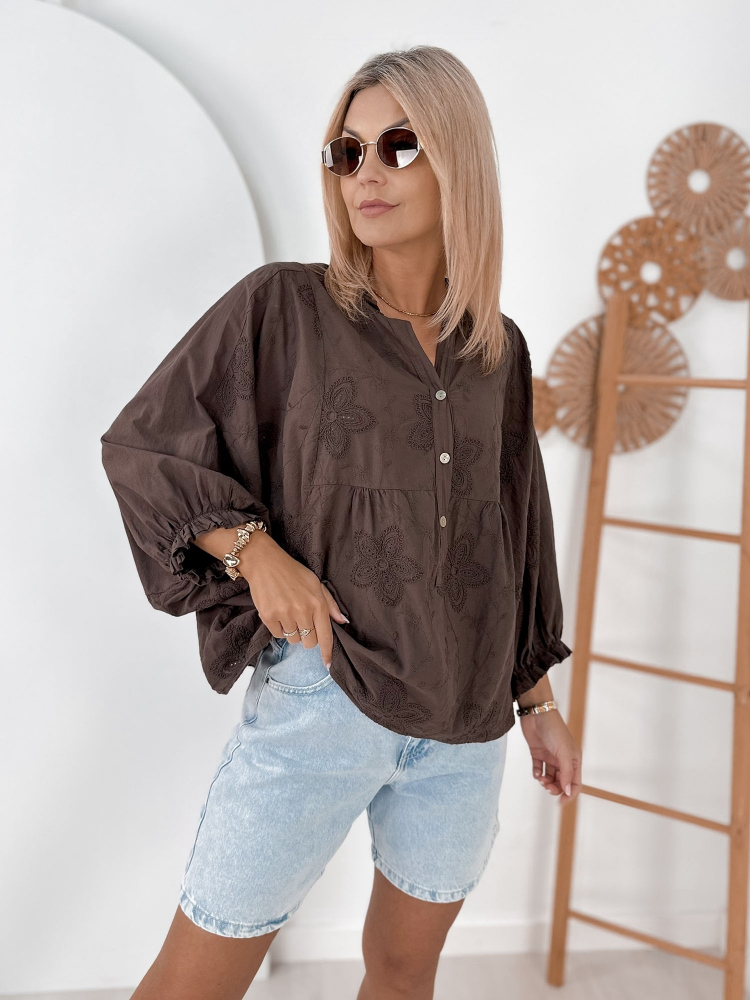 BLUSE WERTER BRAUNE