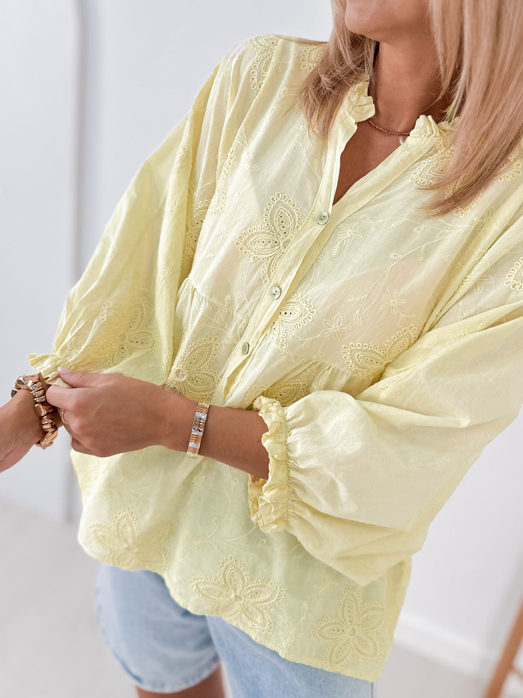BLUZA WERTER GALBENA