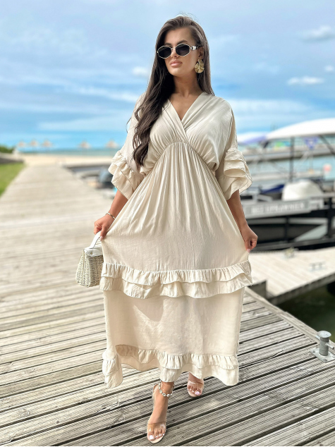 SUKNELĖ VERONIKA SMĖLIO...