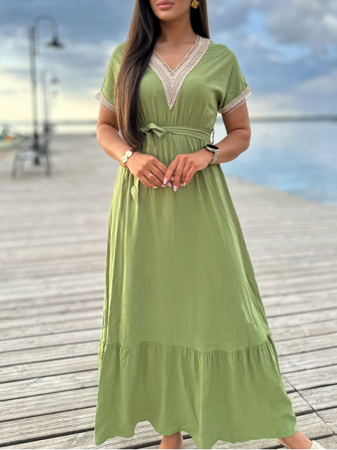 ROBE BALEY VERT