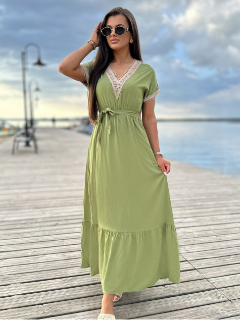 DRESS BALEY GREEN