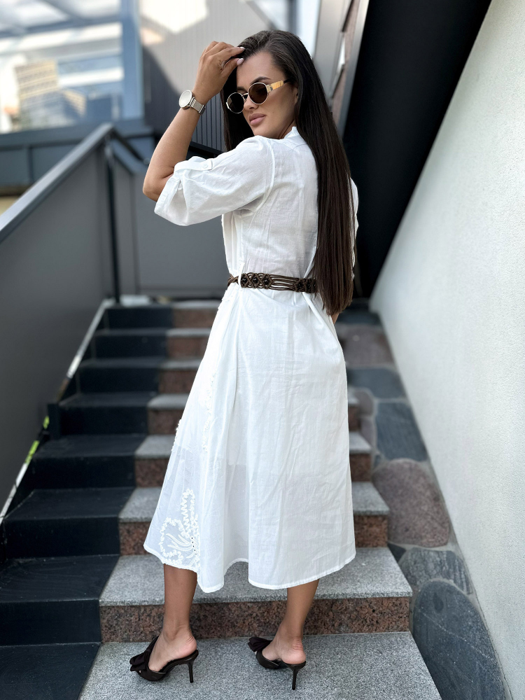 ROBE WESTLEY ÉCRU