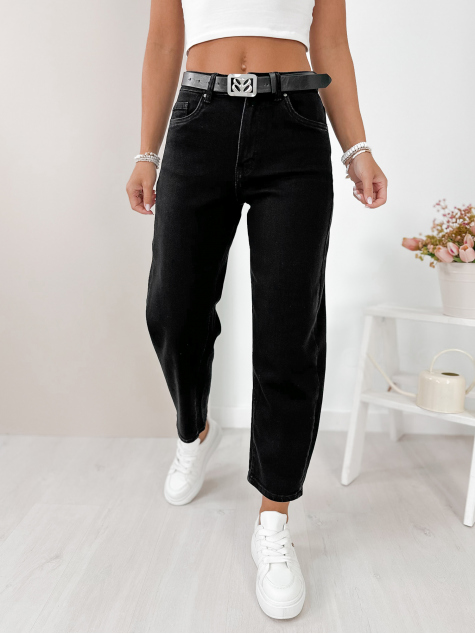 PANTALONI NOVELIA NEGRU