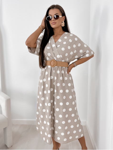 KLEID JOLIET DUNKELBEIGE