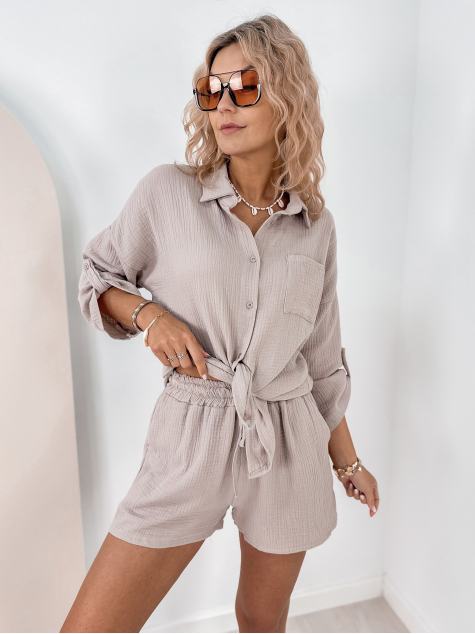 ENSEMBLE LANDE BEIGE FONCÉ