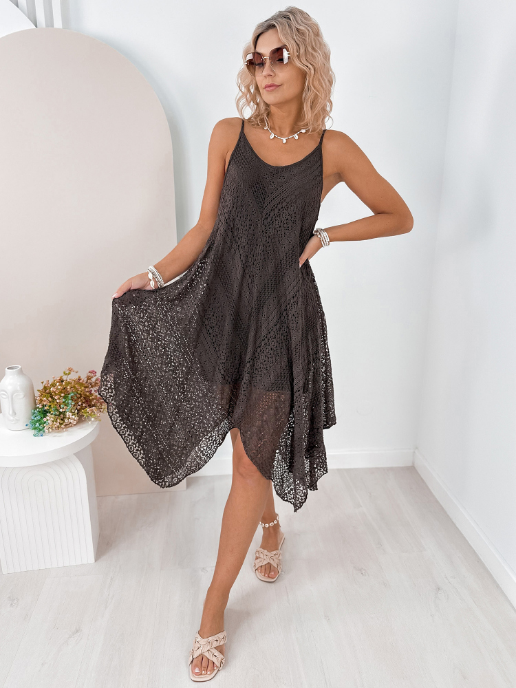 DRESS SCOTIE BROWN