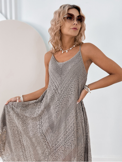 ROBE SCOTIE BEIGE FONCÉ