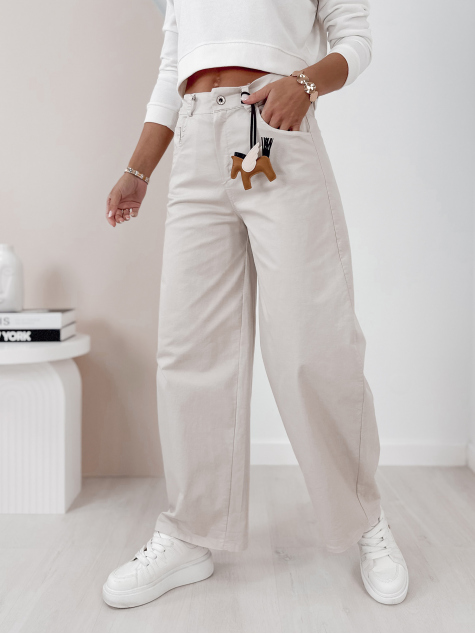 PANTALONI MILTON BEJ