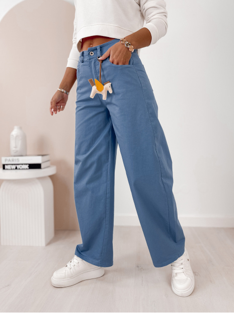 PANTALONI MILTON ALBASTRU