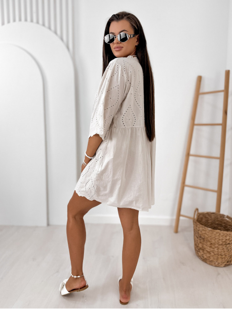 KLEID AMORES BEIGE