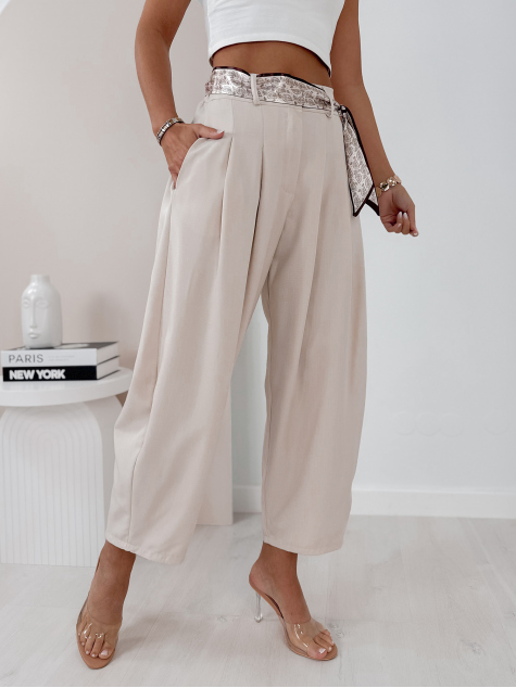 PANTALONI MARLOW BEJ