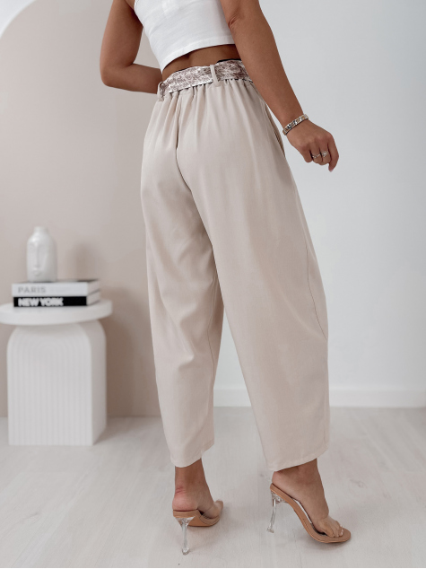 PANTALONI MARLOW BEJ