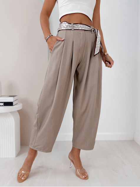 PANTS MARLOW DARK BEIGE